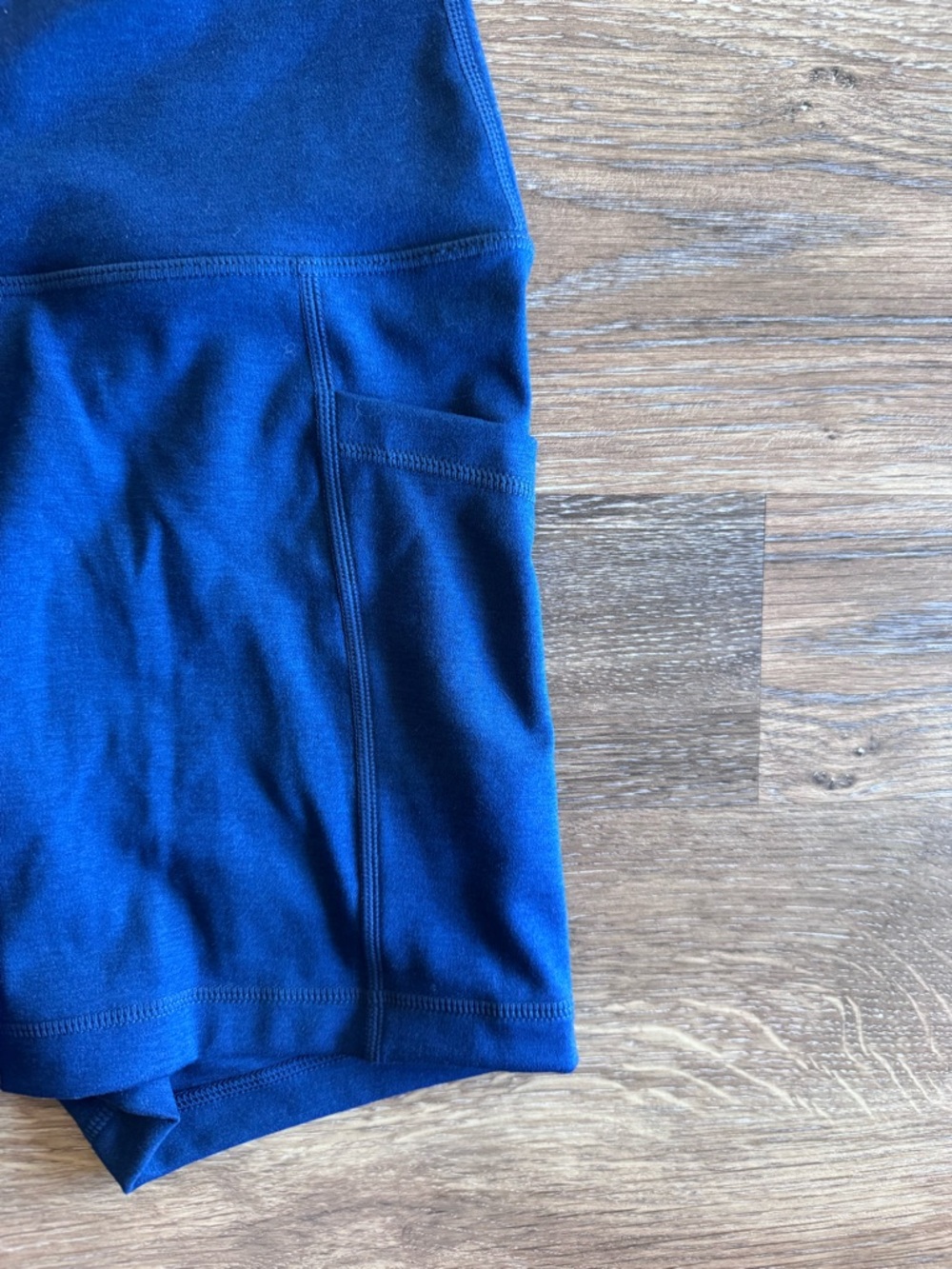 Yogalicious Royal Blue Lux Tribeca 5in Short - Picture 3 of 5